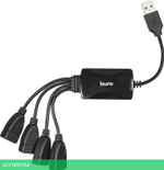 USB-хаб Buro BU-HUB4-0.3