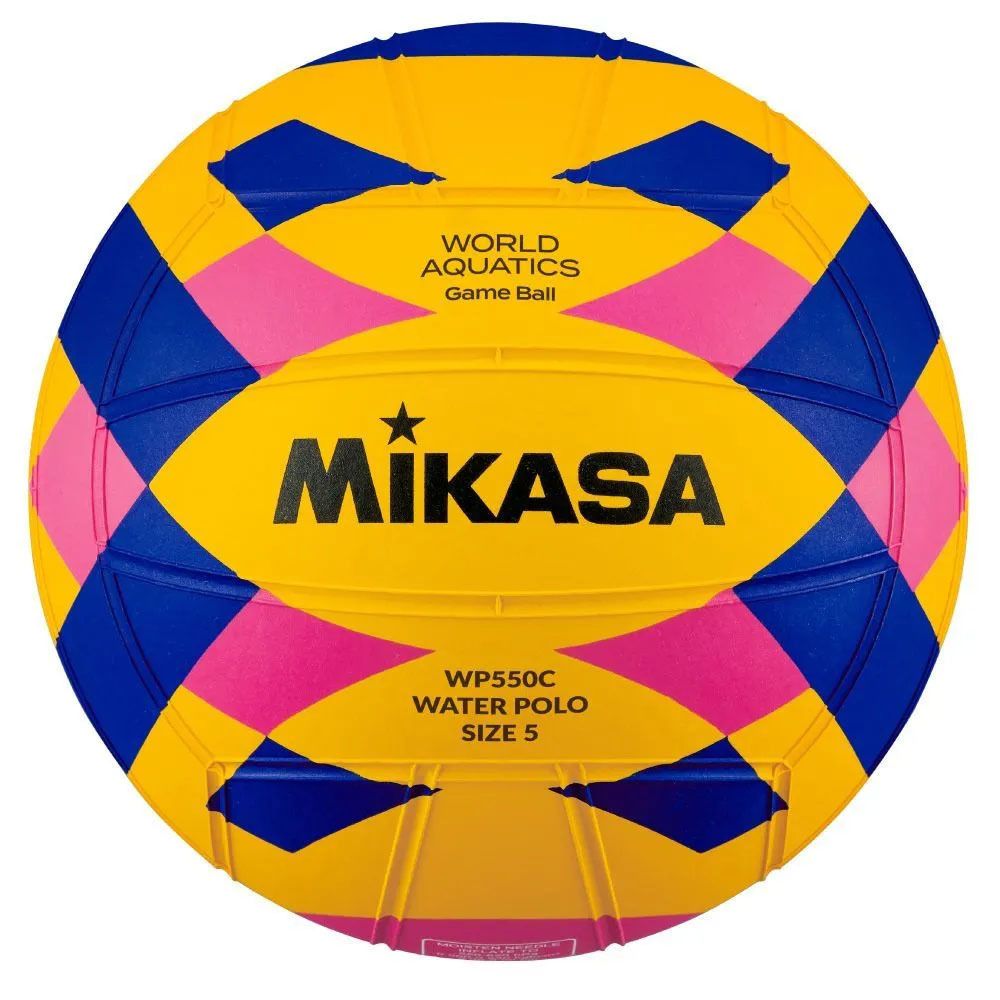Мяч для водного поло MIKASA WP550C, размер 5, World Aquatics Approved