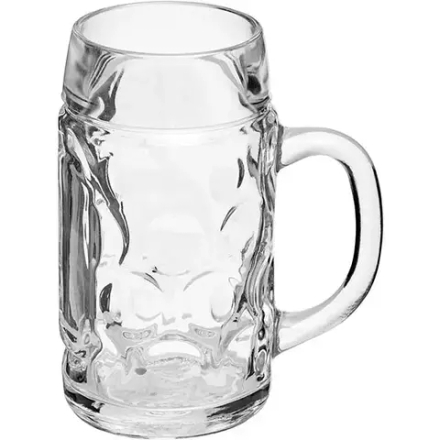 Кружка для пива «Дон» стекло 1л D=10/10,5,H=20,1,B=15,5см прозр