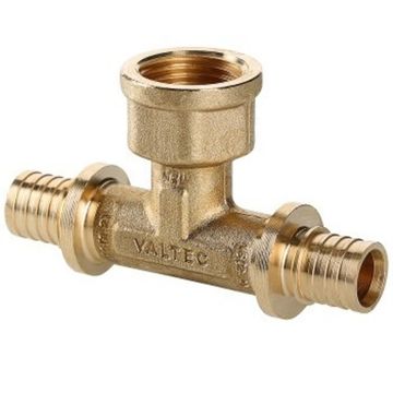 Тройник аксиальный Valtec с переходом на внутреннюю резьбу 16 (2,2) х 1/2" (VTm.432.BG.160416)