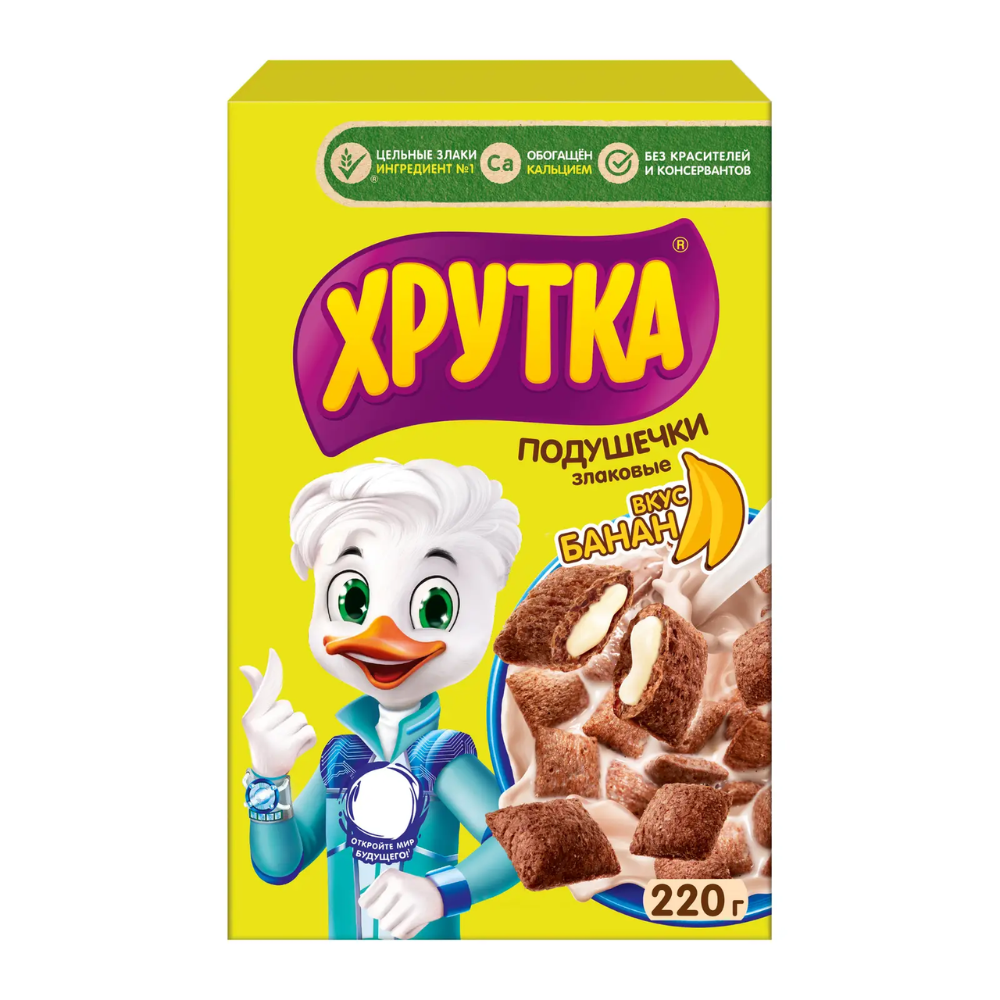 Nestle Хрутка подушечки Банан 220 гр