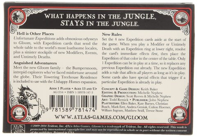 Gloom Unfortunate Expeditions 2nd Edition