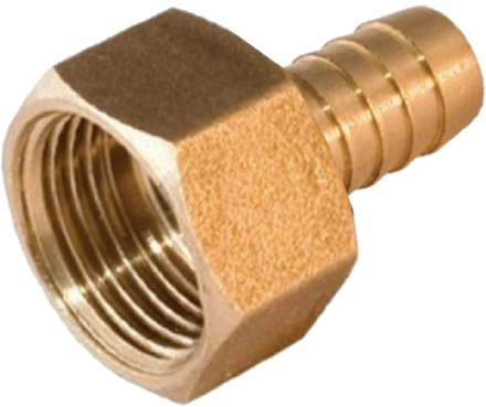 Штуцер латунь 1/2 х Ø 9мм. вн. резьба.