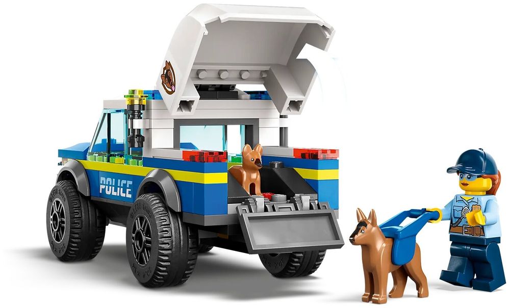 Конструктор LEGO City 60369 Дрессировка полицейской собаки