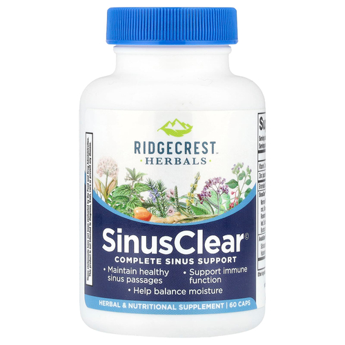 RidgeCrest Herbals, SinusClear___, 60 капсул