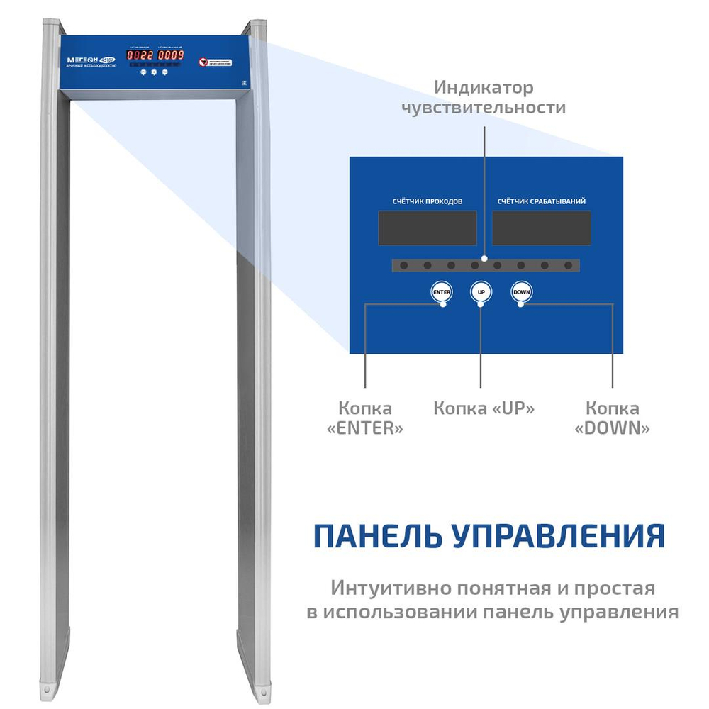 Арочный металлодетектор МЕГЕОН 45101