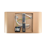 8393/2W MODERNI LN золото, металл Бра G9 2*20W 220V ELMA