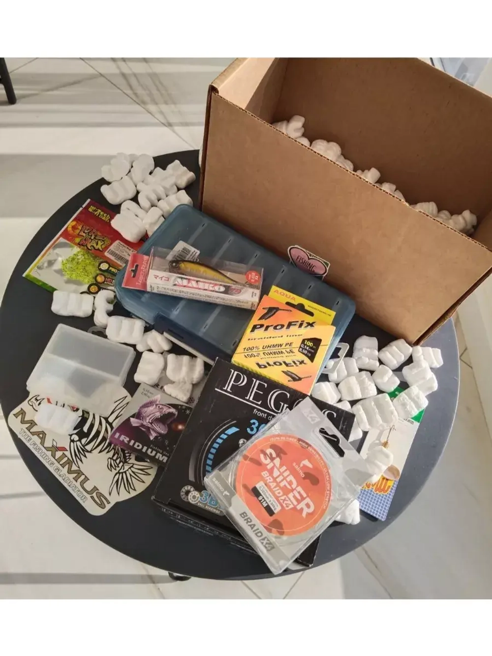 Mystery box мужчине, Подарок рыбаку, размер M (5 товаров)