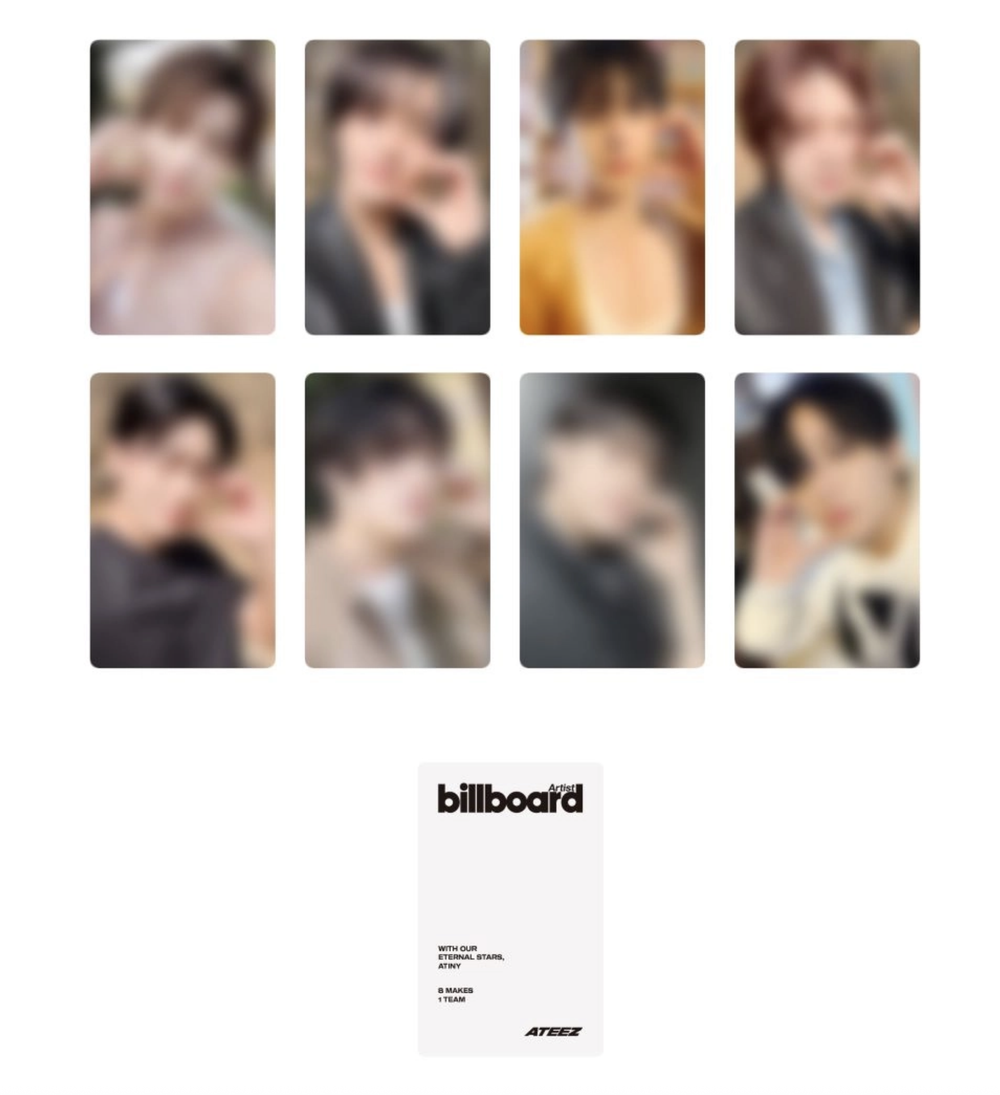 Журнал ATEEZ - Billboard Artist ATEEZ Edition