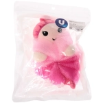 Мочалка нейлоновая для тела детская «MIR KRASOK», русалочка, 17*10см (ZIP пакет)