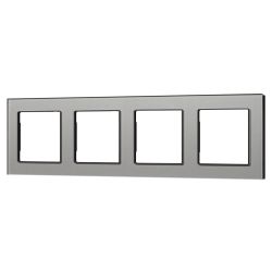 Рамка стеклянная FRM-GLARE-GS-4-GR (Arlight, -) 043804