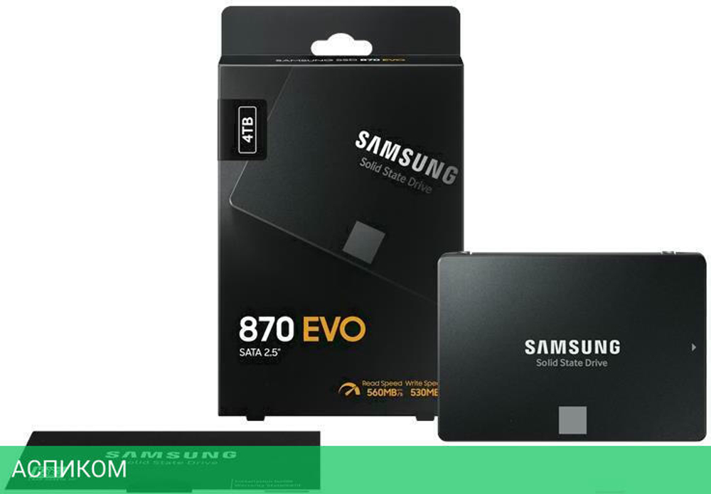 SSD диск Samsung 870 Evo 4TB (MZ-77E4T0BW)