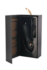 Вибратор для стимуляции точки G Waname Cascade черный 15 см