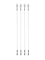 Поводок для рыбалки титановый 10,0кг/30см (в упк. 2шт.)