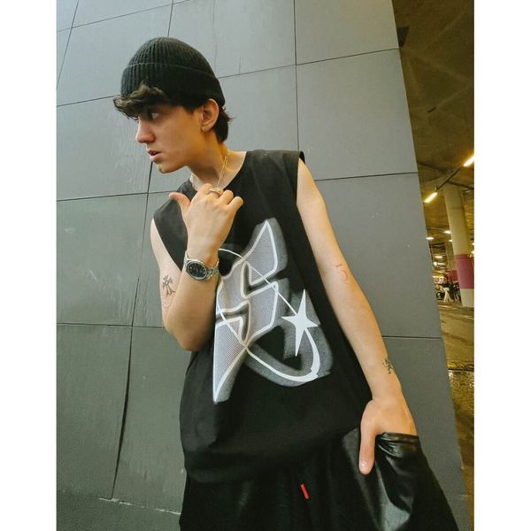 Безрукавка "S" черная - фото 5