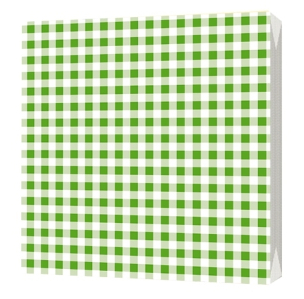 BULGAREE GREEN Салфетки 33*33см"Клетка зеленая"2-х сл.20шт/уп