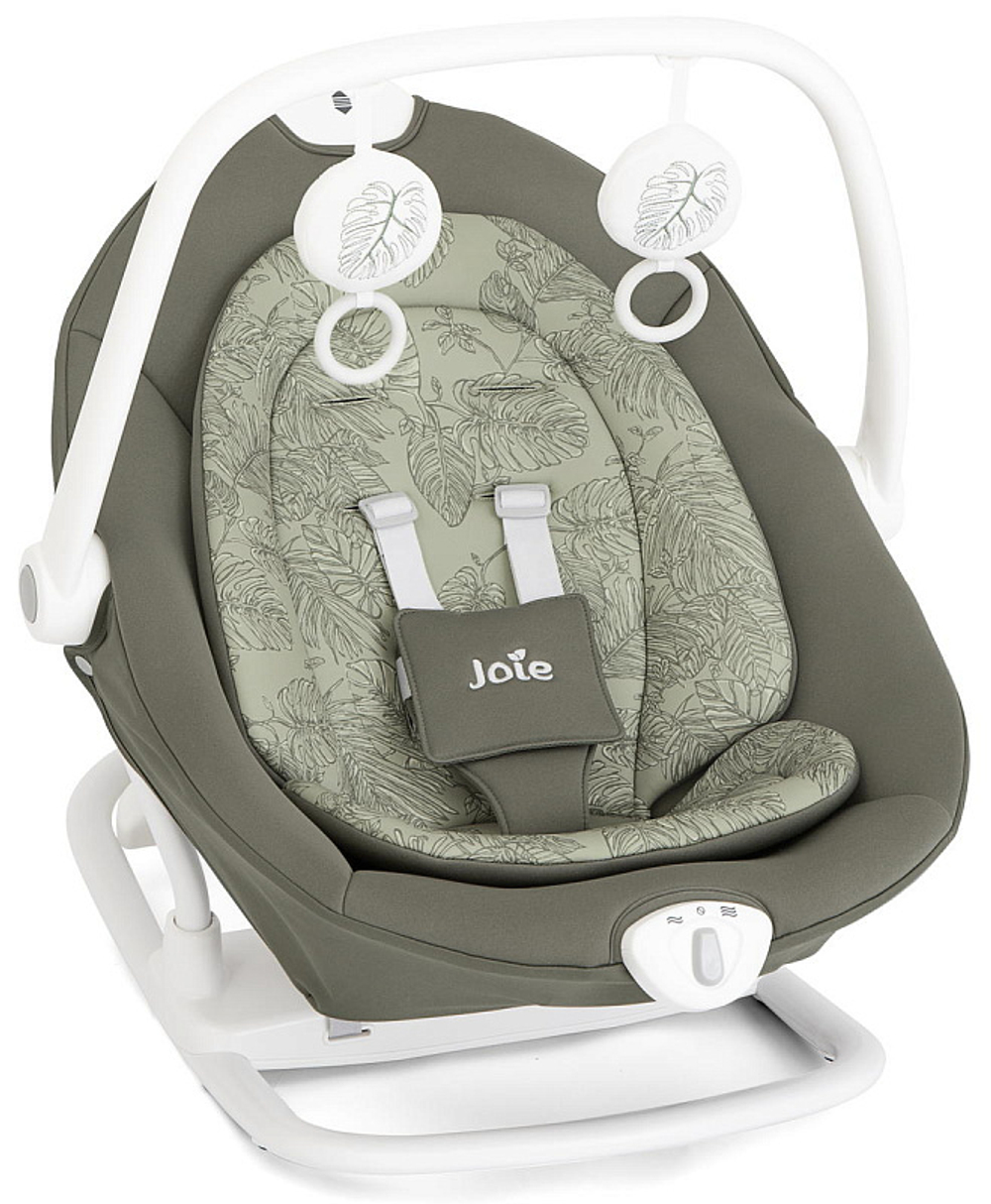 Детский шезлонг-люлька Joie Sansa GTD Palms