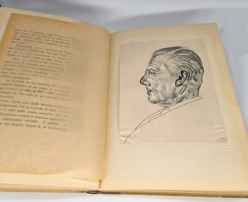 "Visages de Russie (Лики России)". Boris Grigorieff (Борис  Григорьев) [с автографом]. 1923г. - редкая книга