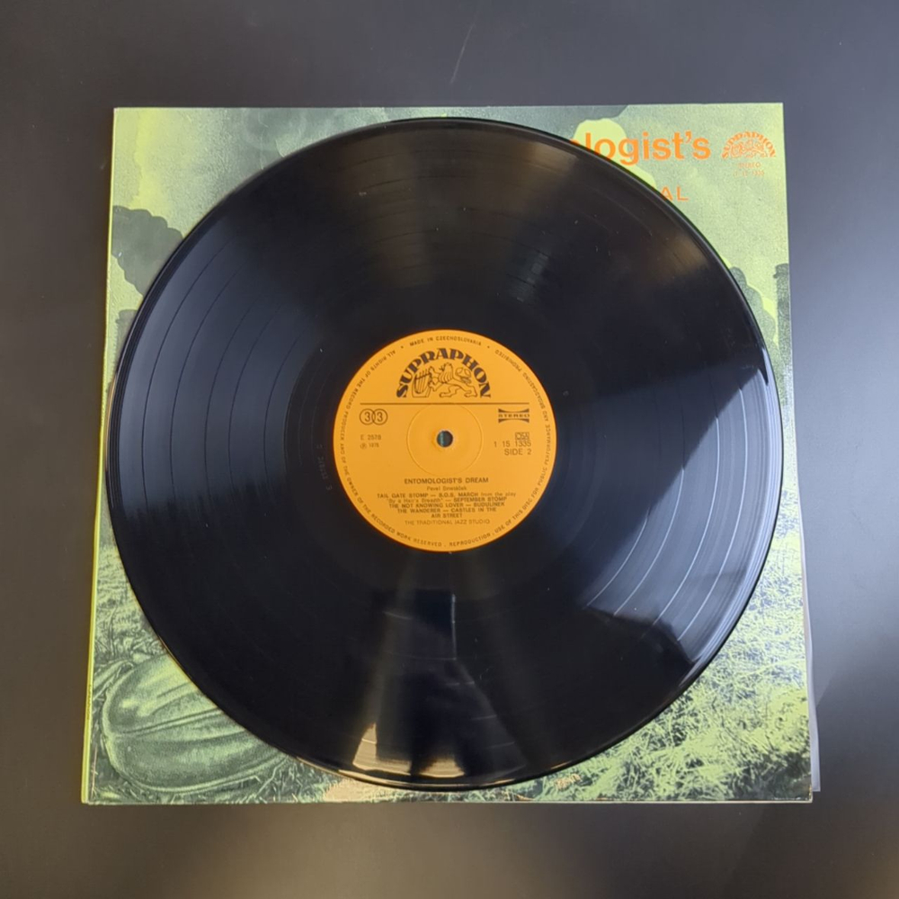 LP Traditional Jazz Studio Praha - Entomologist's Dream. Виниловая пластинка 12 дюймов. Мелодия СССР год. Supraphon Чехословакия 1974 год
