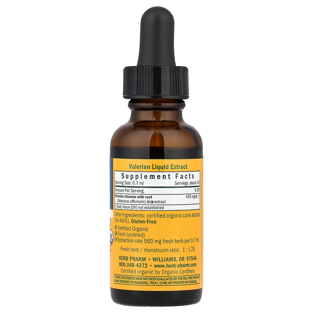 Herb Pharm, валериана, 30 мл (1 жидк. унция)