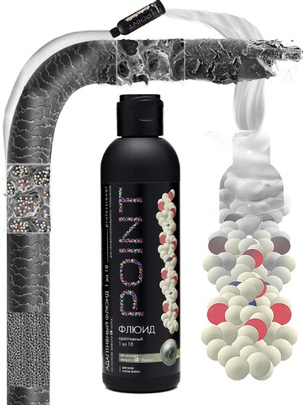 POINT. Флюид для волос Адаптивный, 1 за 18, на основе живого альфа-белка, 200 мл