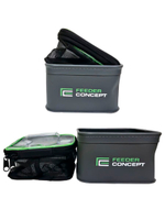 Емкости для прикормки и насадки Feeder Concept EVA 3шт. 01 набор 270х170х75