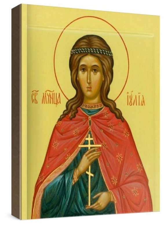 Юлия Карфагенская (рукописная икона)