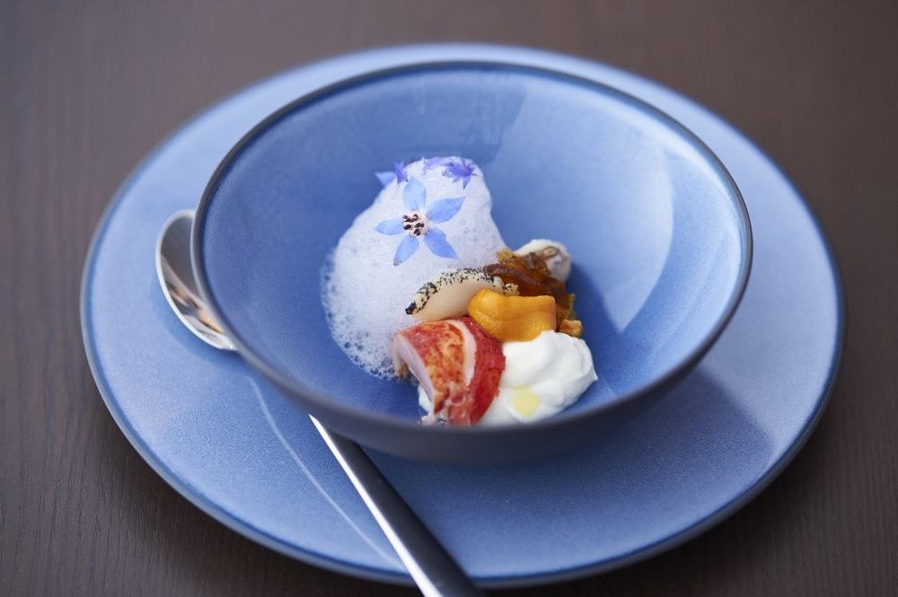 Тарелка десертная 21.5см Revol Equinoxe Blue синяя