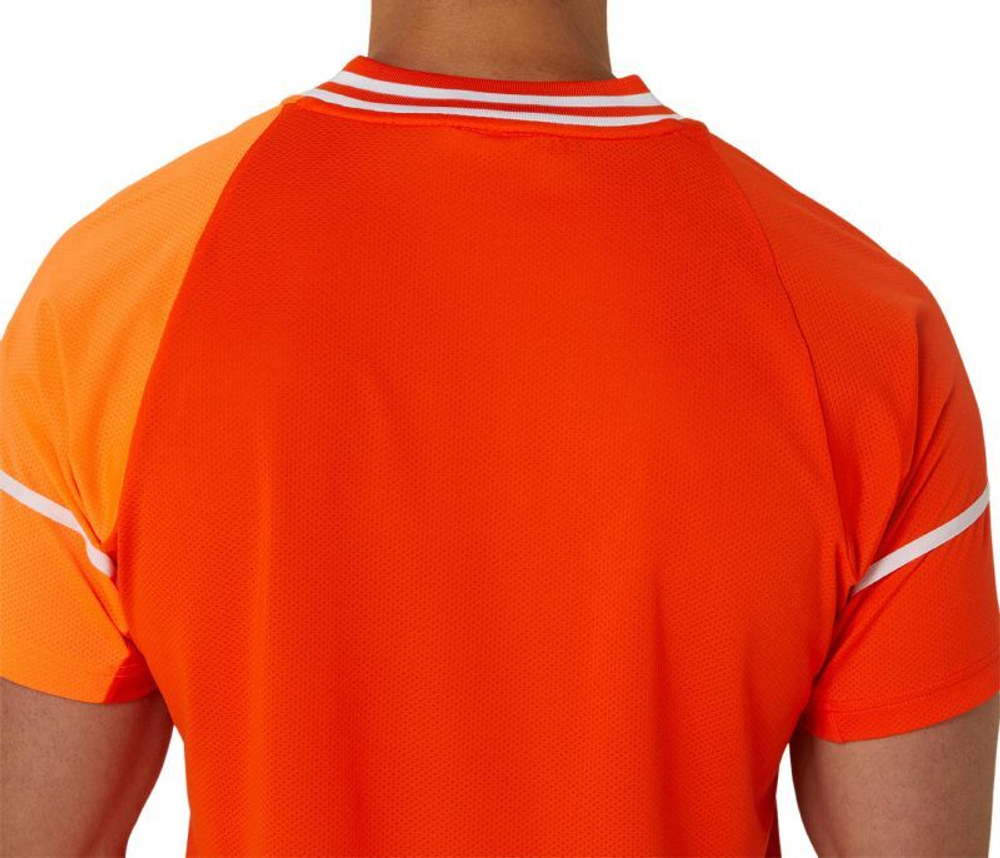 Мужская теннисная футболка Asics Match Actibreeze SS Top - Оранжевый