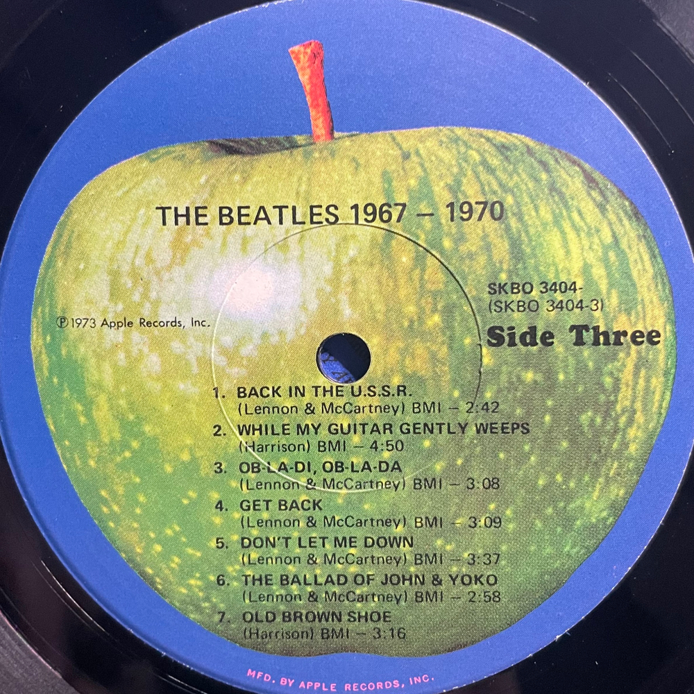 The Beatles - 1967-1970 2LP (США 1973г.)