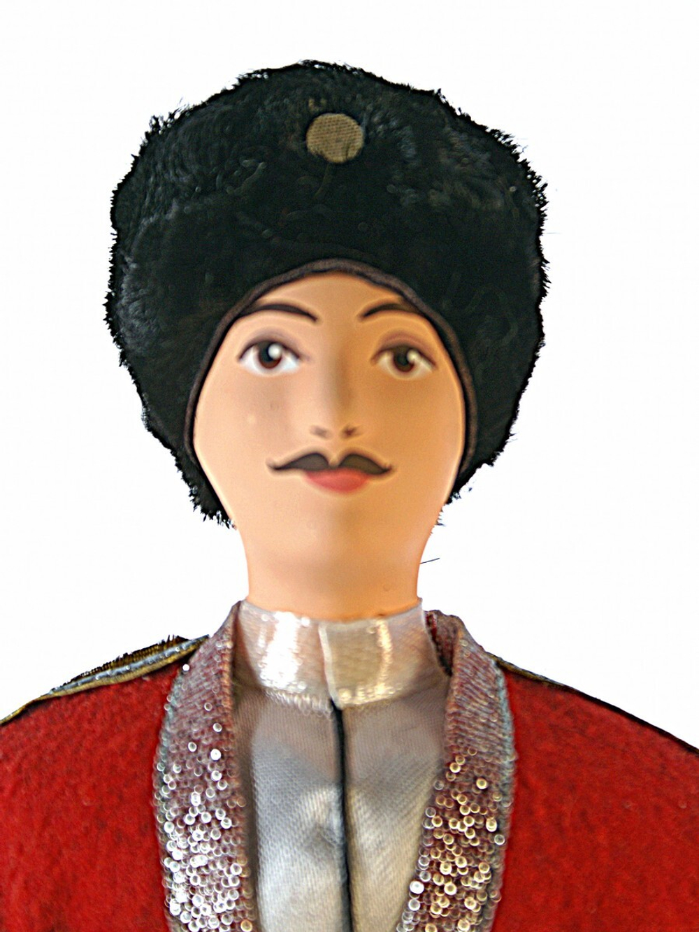 Кукла коллекционная Казак кубанский в красной черкеске