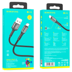 Кабель USB - Lightning BOROFONE BU33 (черный) 1м