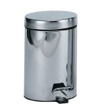 Ведро для мусора с педалью 12 л. нерж. сталь NOFER 09100.12.S матовый