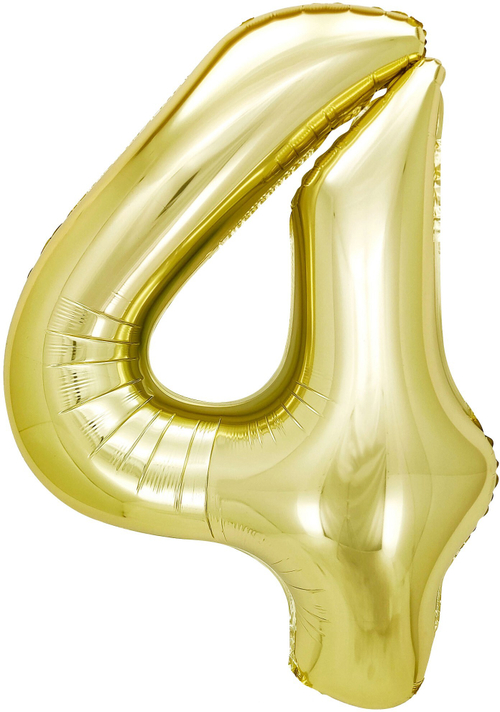 Цифра 4 Белое золото 40" К