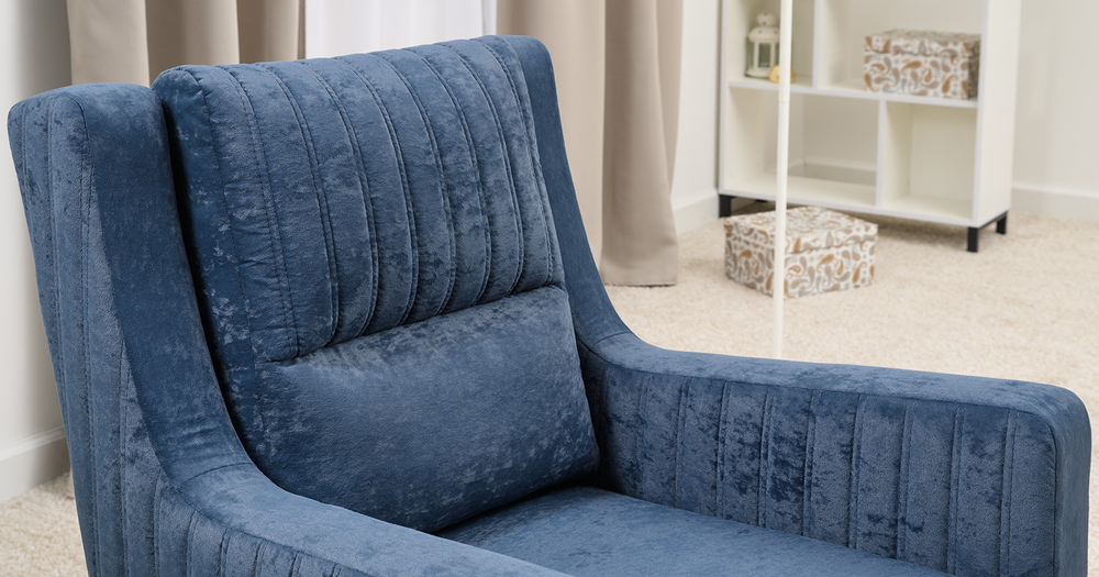 Изабель кресло для отдыха Арт. ТК 739 Романс нейви темно-синий