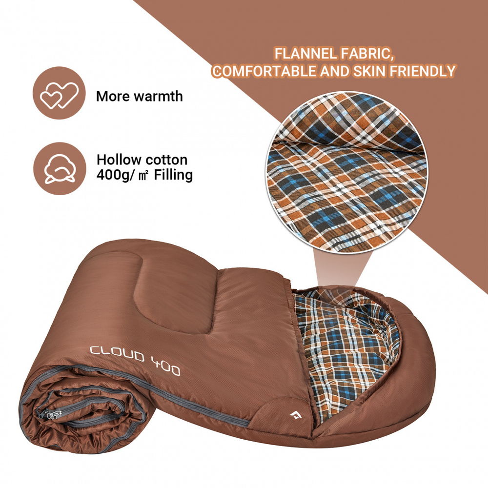 СПАЛЬНЫЙ МЕШОК KINGCAMP 2212 CLOUD 400 -15°С 230х90