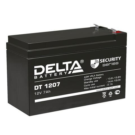 Аккумулятор ОПС 12В 7А.ч DT 1207 Delta 4614010040008