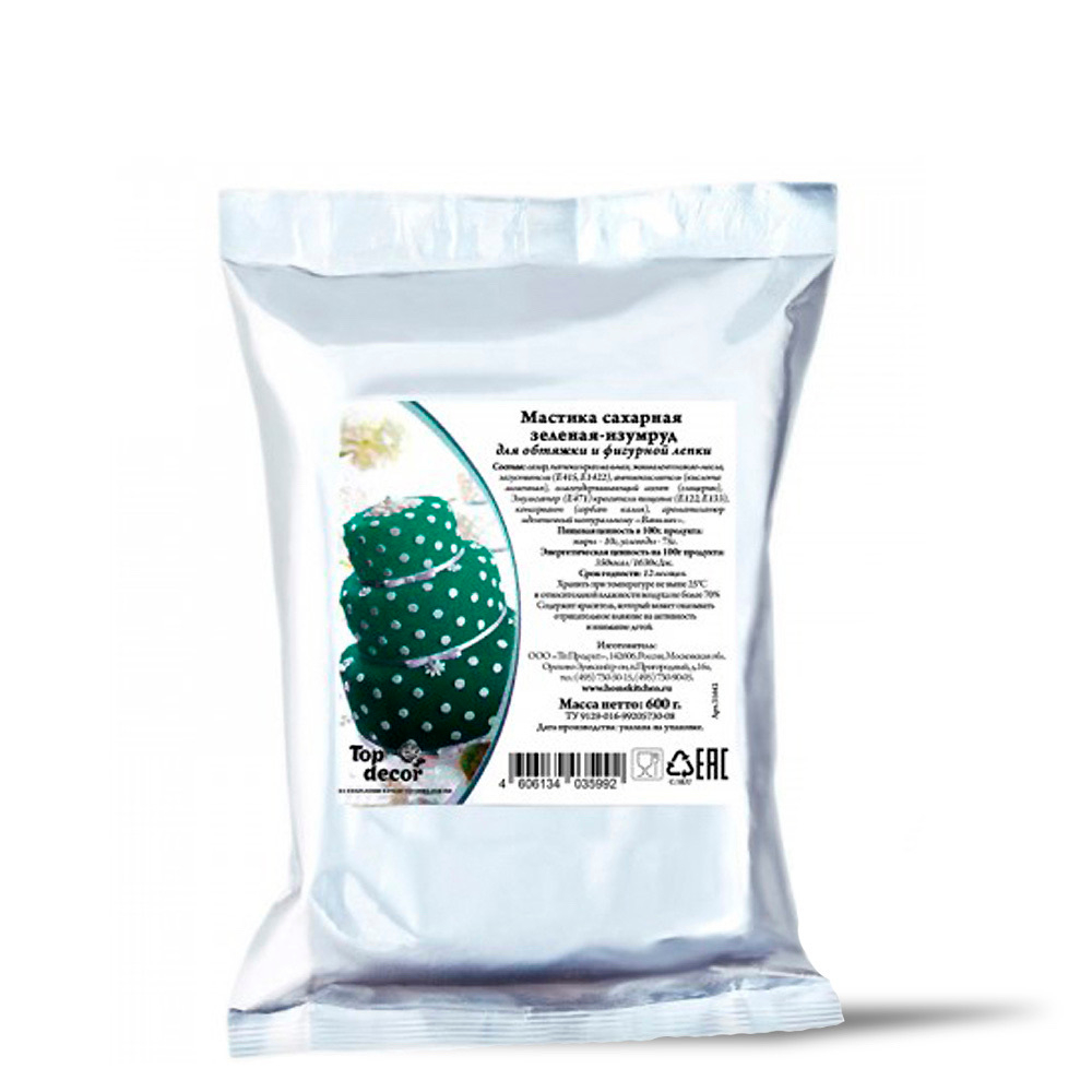 Мастика Топ Продукт Изумрудная, 600гр