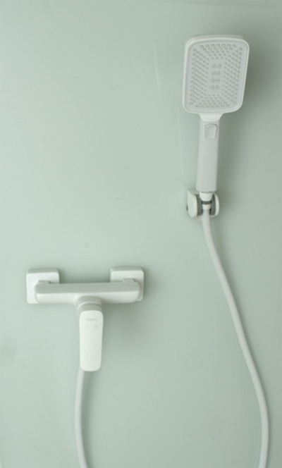 073561-F Смеситель од. для душа (БЕЛЫЙ) ViEiR (10/1шт)