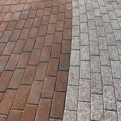 Тротуарная плитка ПРЯМОУГОЛЬНИК 200x100 мм - Листопад гранит Клинкер