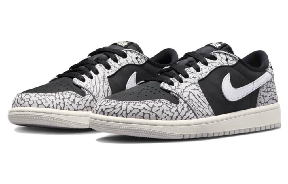 Кроссовки Jordan Air Jordan 1 Low "Black Cement" (Женская размерная сетка)