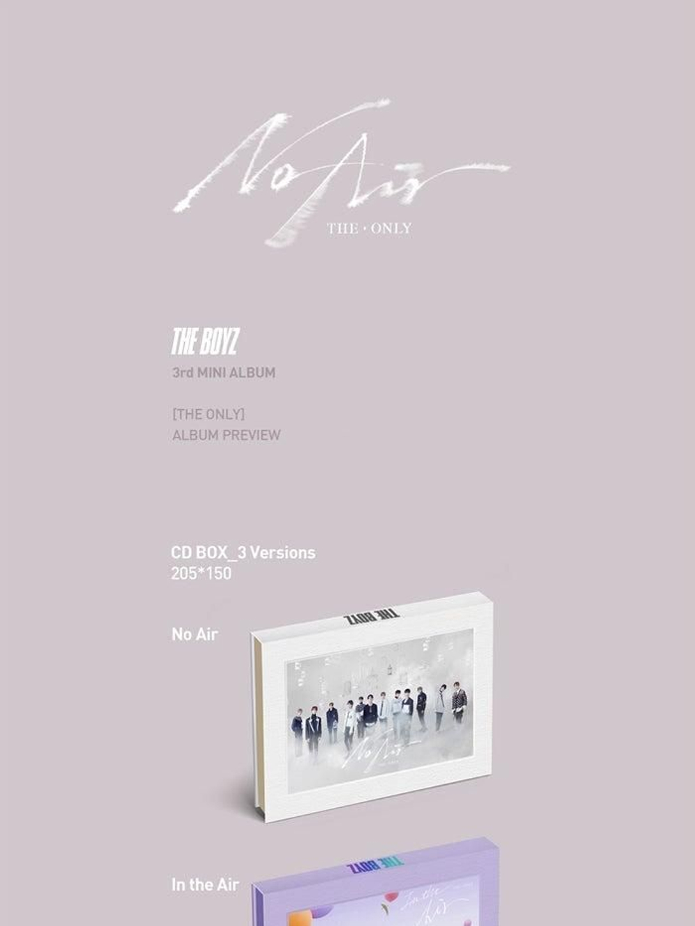 Альбом The Boyz - The Only 3rd Mini Album RANDOM Version