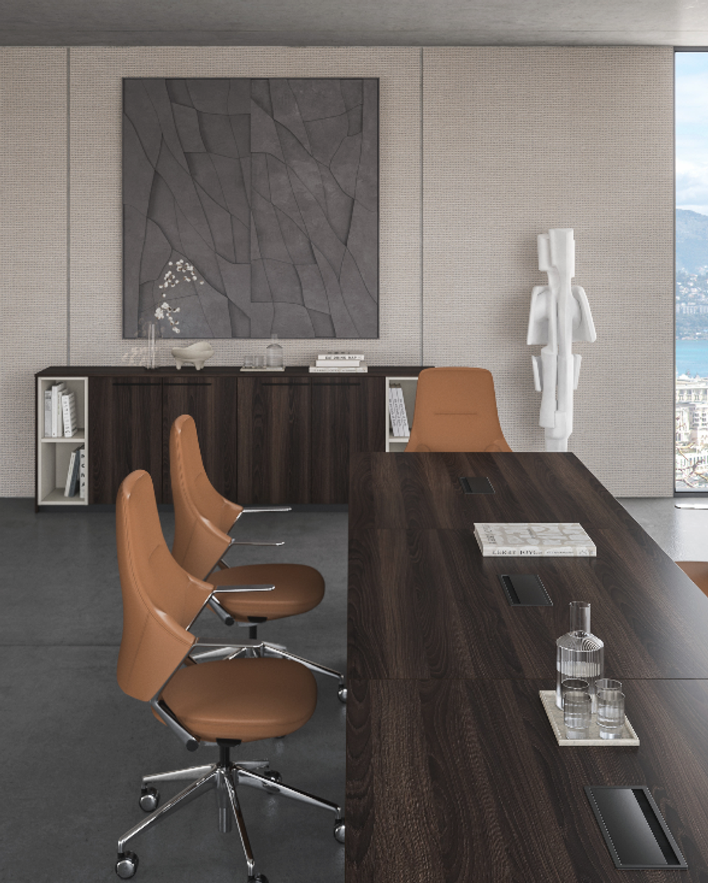 Шкаф широкий комбинированный со стеклом и узкий RF.505.PG.CHBZ.DA REEF (РИФФ)