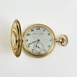 Винтаж: Золотые карманные часы «Audemars Freres»