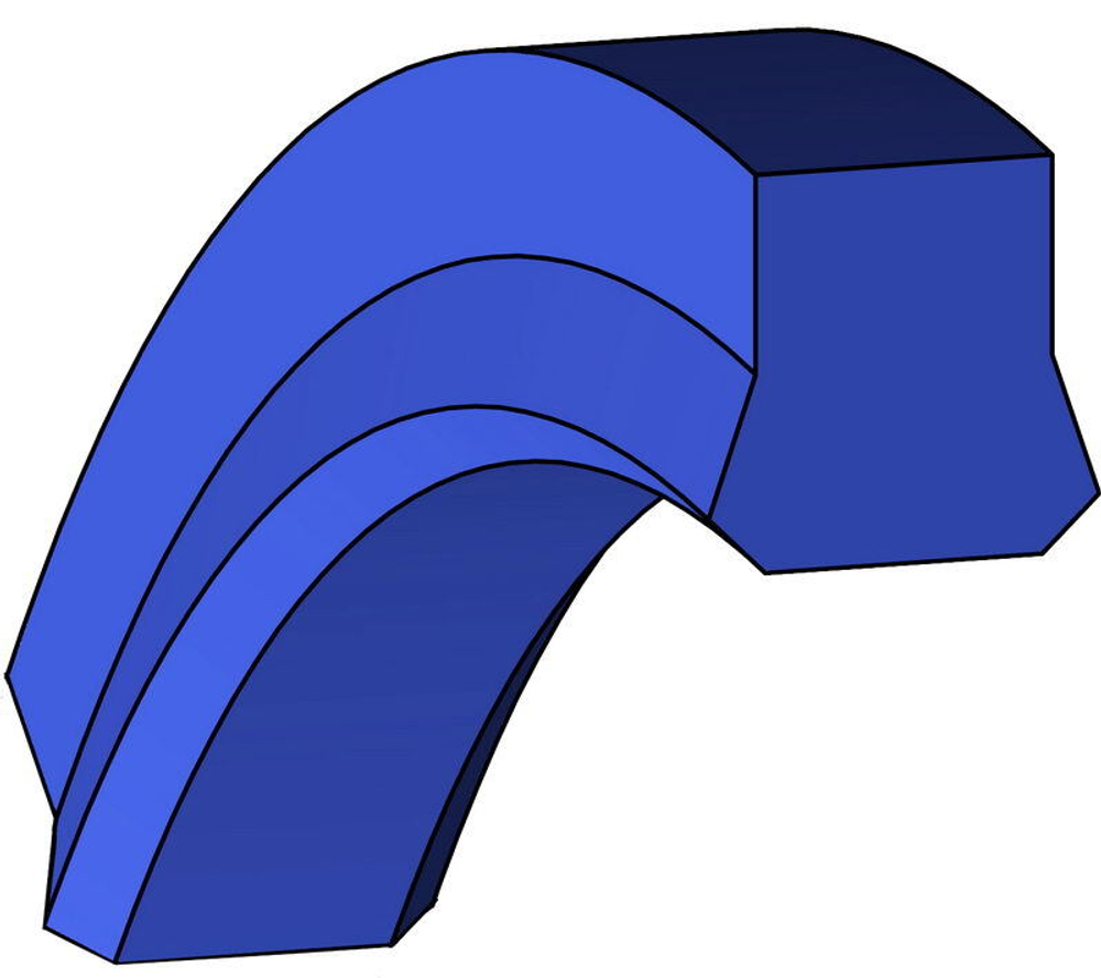 A402-055 Фланцевое уплотнение 55-63,4-2,85