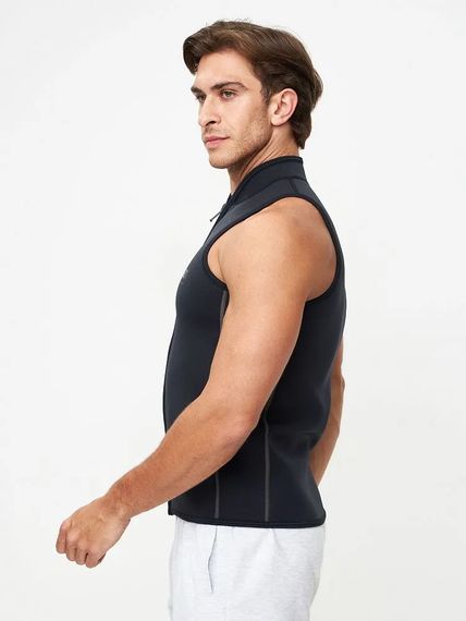 Жилет на молнии Sargan Black King черный 2 мм