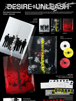 Альбом ENHYPEN - DESIRE : UNLEASH 6th Mini Album RANDOM Version