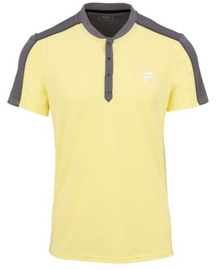 Теннисное поло Fila Henley Taavi - minced quince/gray fluorite
