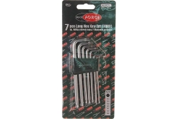 Набор ключей TORX RF-5071L: Г-образных удлиненных T10-T40 7пр. на пласт. держат. ROCKFORCE