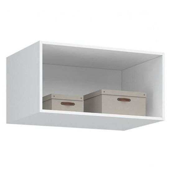 ЛИОН АН-01 Антресоль 800 Фасад БЕЛЫЙ/Корпус БЕЛЫЙ